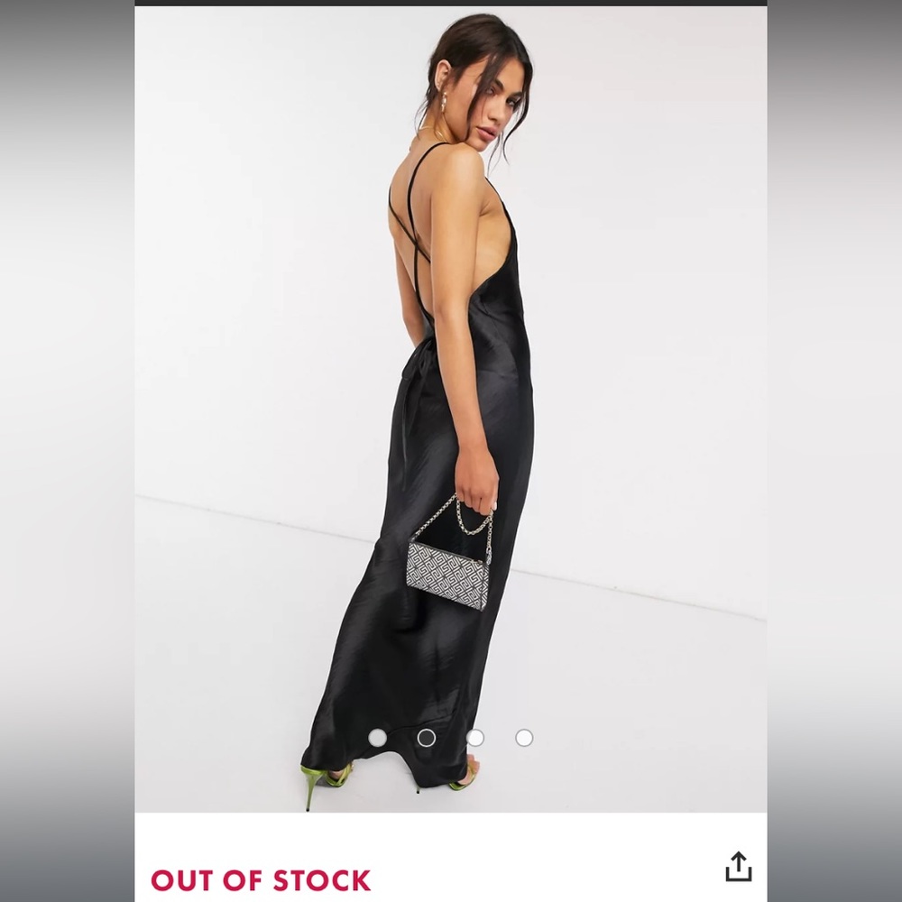 Black ASOS dress